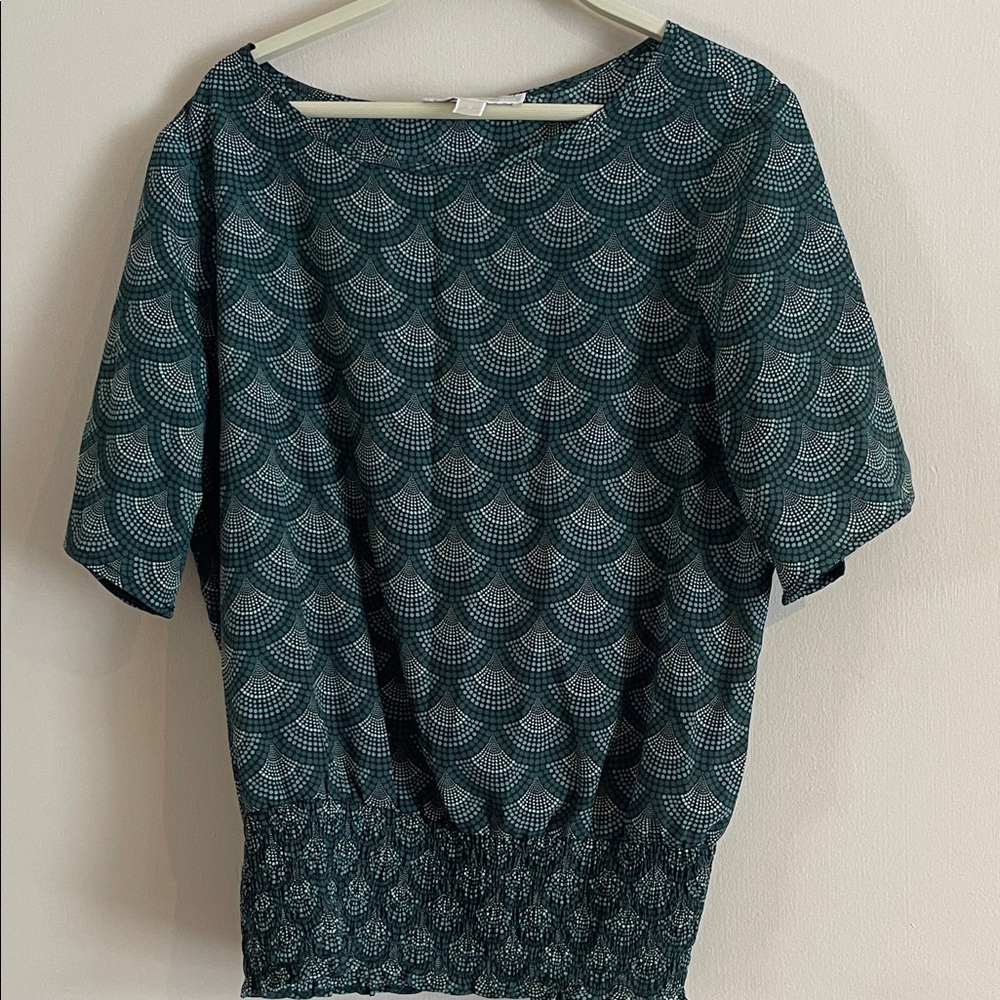 MICHAEL Michael Kors Blue Patterned Blouse